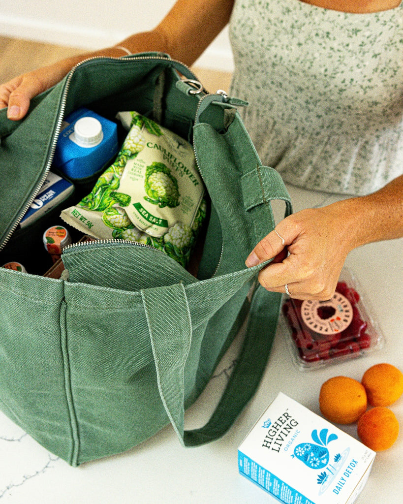 array bags competition sea green tote bag