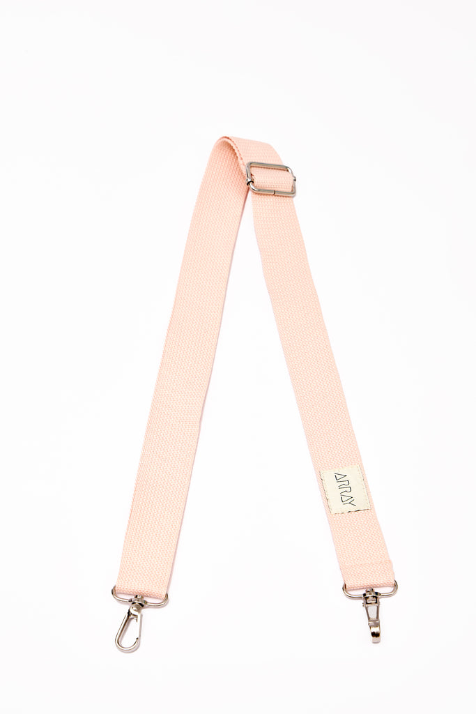 Paired with the pocket tote, the adjustable and detachable strap converts your bag to a crossbody style.