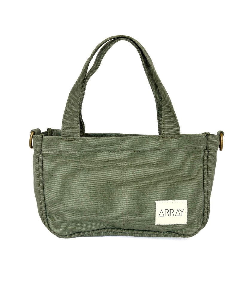 Small version of the bestselling totes, with six pockets.