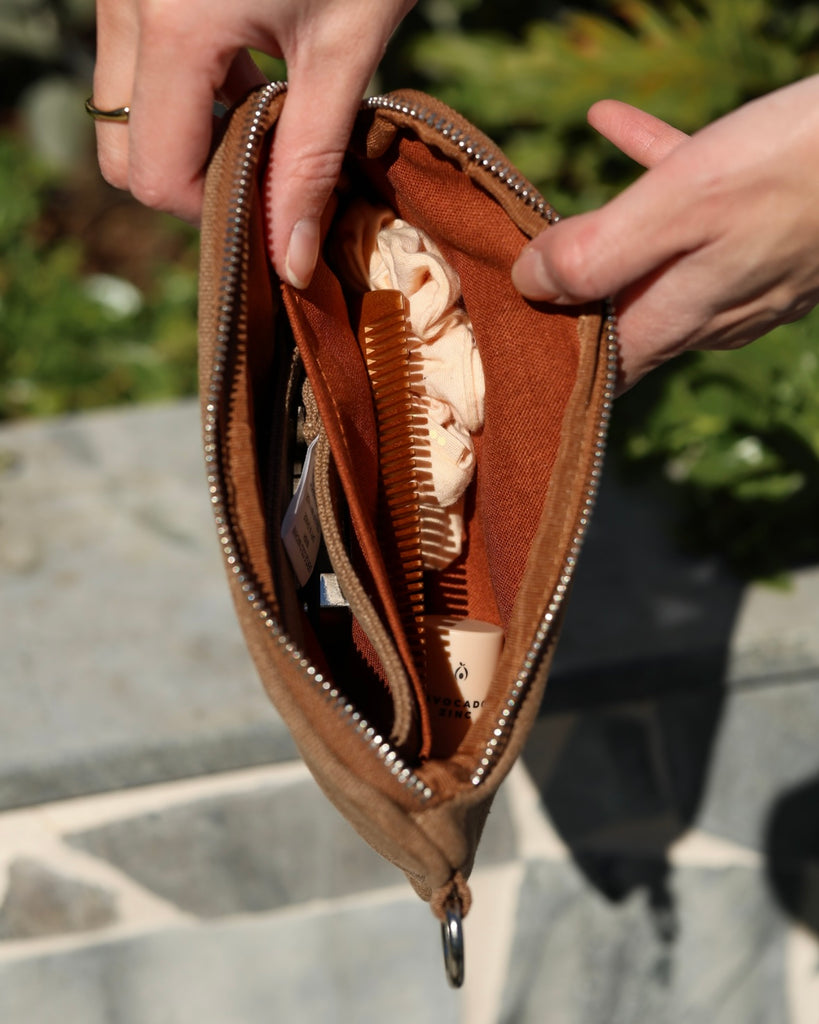Mocha small clutch