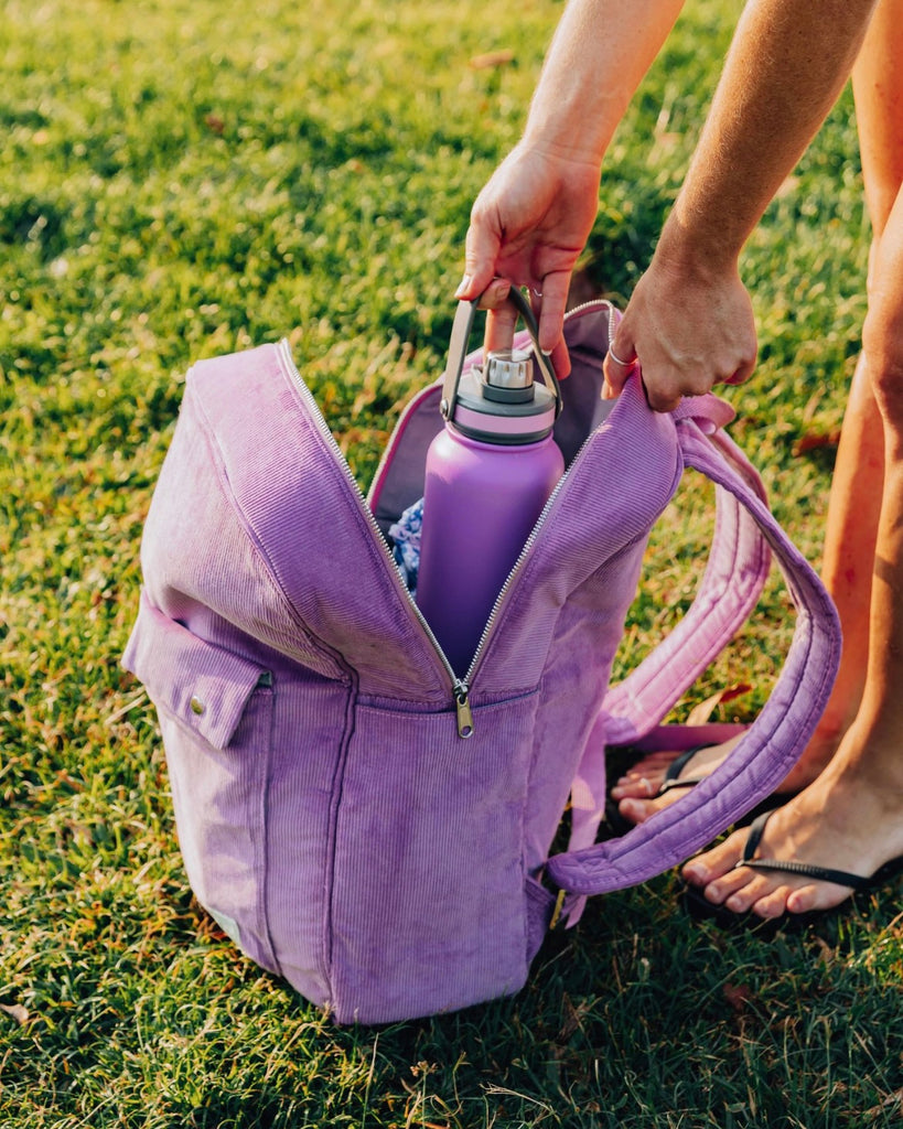 A backpack with plenty of pockets to help organise everything you need in a day. From baby bag to work bag, this versatile and casual style backpack will become your everyday essential.