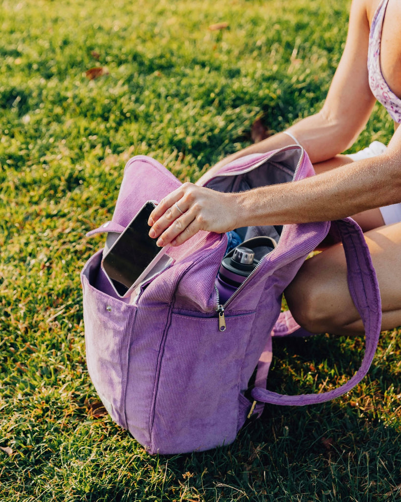 A backpack with plenty of pockets to help organise everything you need in a day. From baby bag to work bag, this versatile and casual style backpack will become your everyday essential.