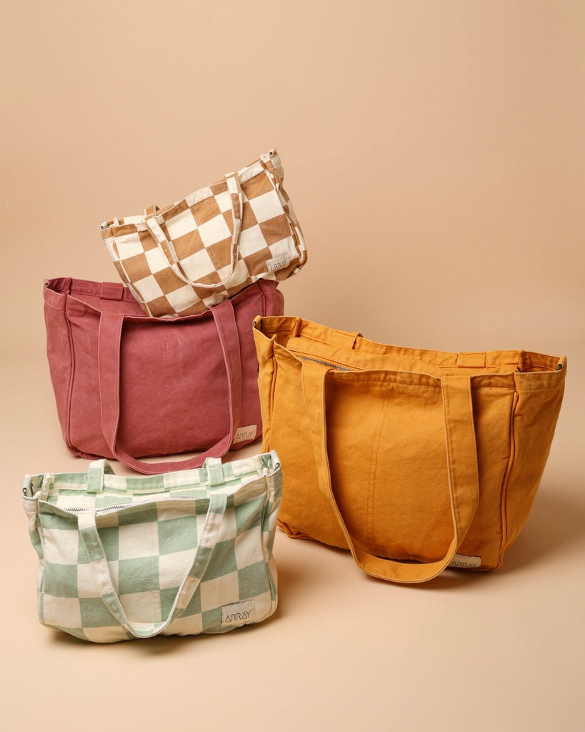 Array Bags Array - Tote bags with pockets to get you organised, simply!