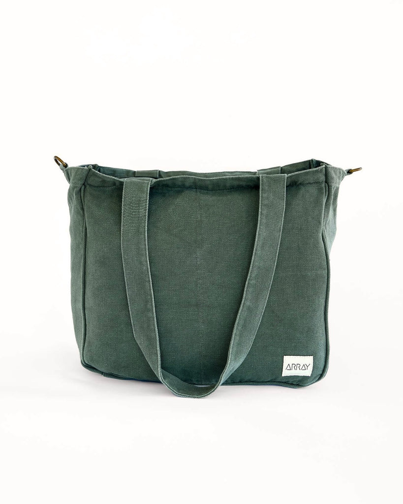 Everyday Zip Top tote bag with six internal pockets, in a versatile and casual style. Organise the chaos of everyday life. From baby bag, to work bag it is an everyday essential.