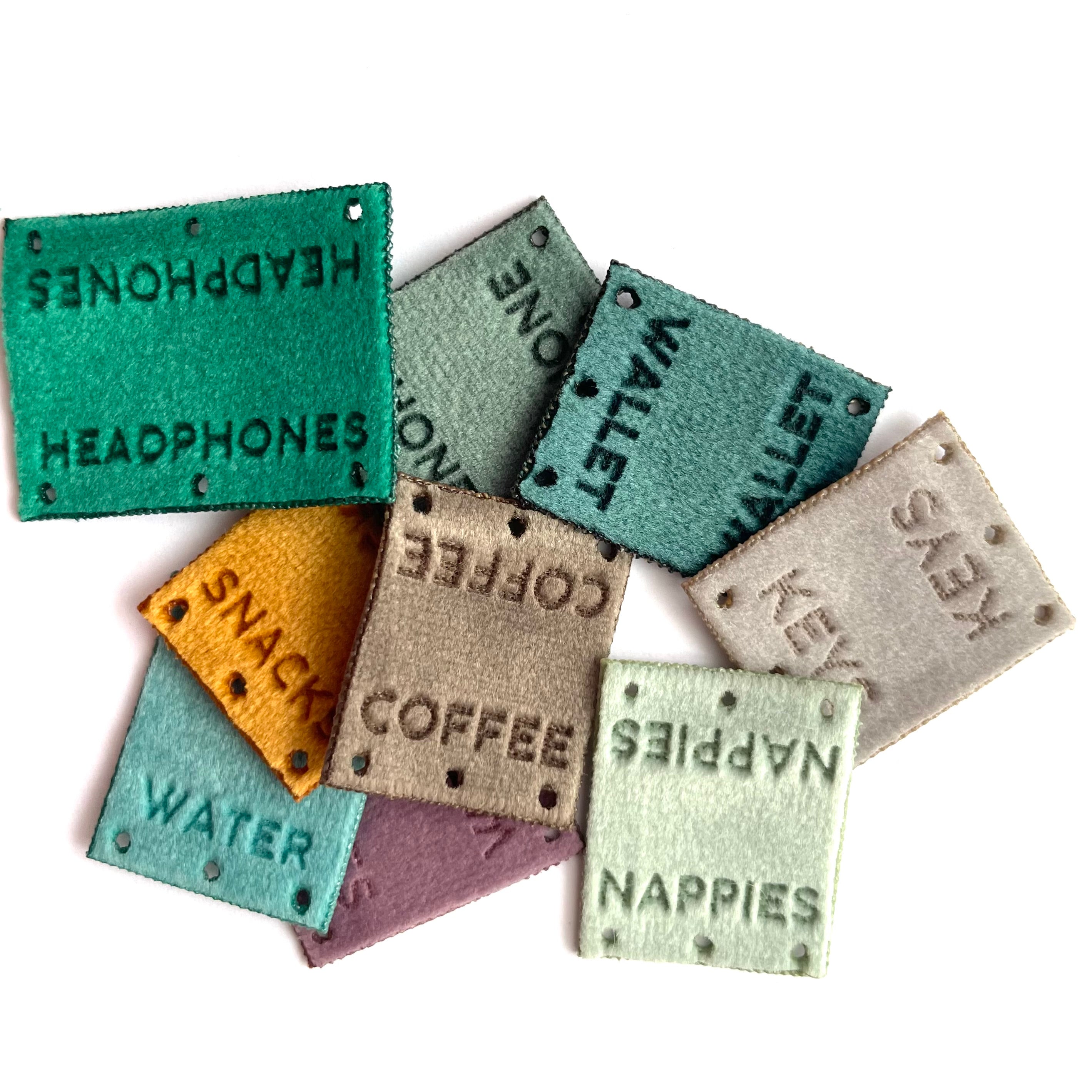 Pocket Labels Sample Pocket Labels - WORDS – Array