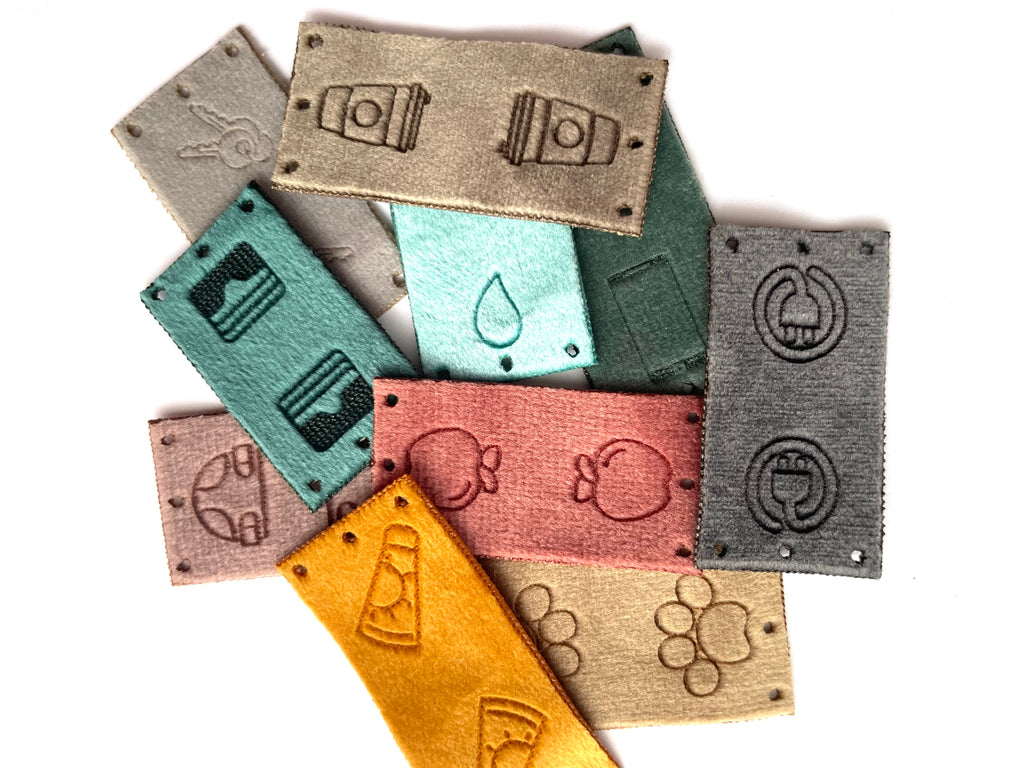 Sew on labels for your pockets – for a little extra help to organise and find all the things.